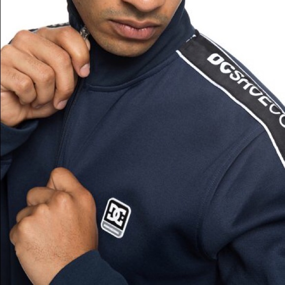 🔥DC BELLINGHAM ZIP-UP TRACK JACKET NWT - Picture 6 of 9